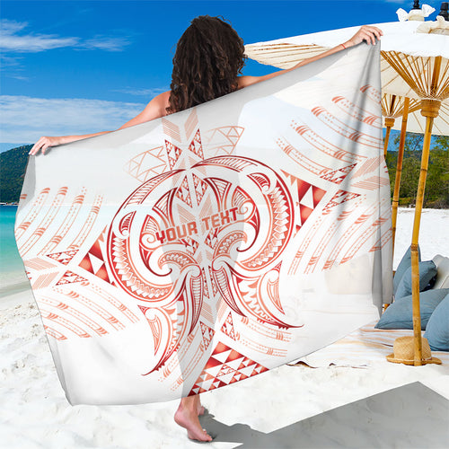 Maori Rugby Custom Ngaru Mangopare Sarong Whero Niho Taniwha Motif