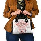 Maori Rugby Custom Ngaru Mangopare Shoulder Handbag Whero Niho Taniwha Motif