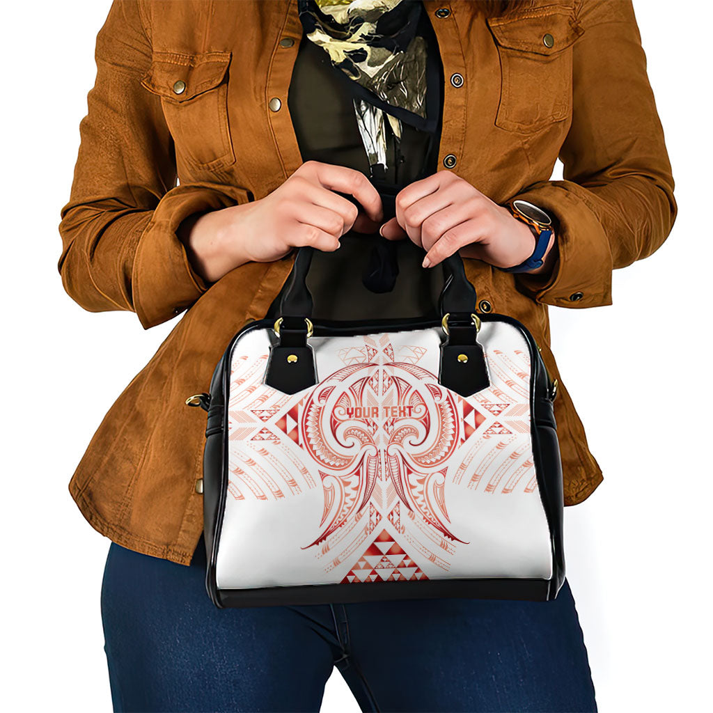 Maori Rugby Custom Ngaru Mangopare Shoulder Handbag Whero Niho Taniwha Motif
