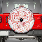 Maori Rugby Custom Ngaru Mangopare Spare Tire Cover Whero Niho Taniwha Motif