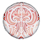 Maori Rugby Custom Ngaru Mangopare Spare Tire Cover Whero Niho Taniwha Motif