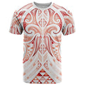 Maori Rugby Custom Ngaru Mangopare T Shirt Whero Niho Taniwha Motif