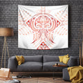 Maori Rugby Custom Ngaru Mangopare Tapestry Whero Niho Taniwha Motif