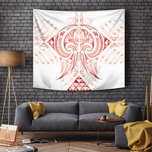 Maori Rugby Custom Ngaru Mangopare Tapestry Whero Niho Taniwha Motif