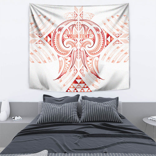 Maori Rugby Custom Ngaru Mangopare Tapestry Whero Niho Taniwha Motif