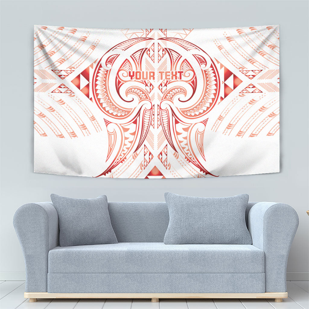 Maori Rugby Custom Ngaru Mangopare Tapestry Whero Niho Taniwha Motif