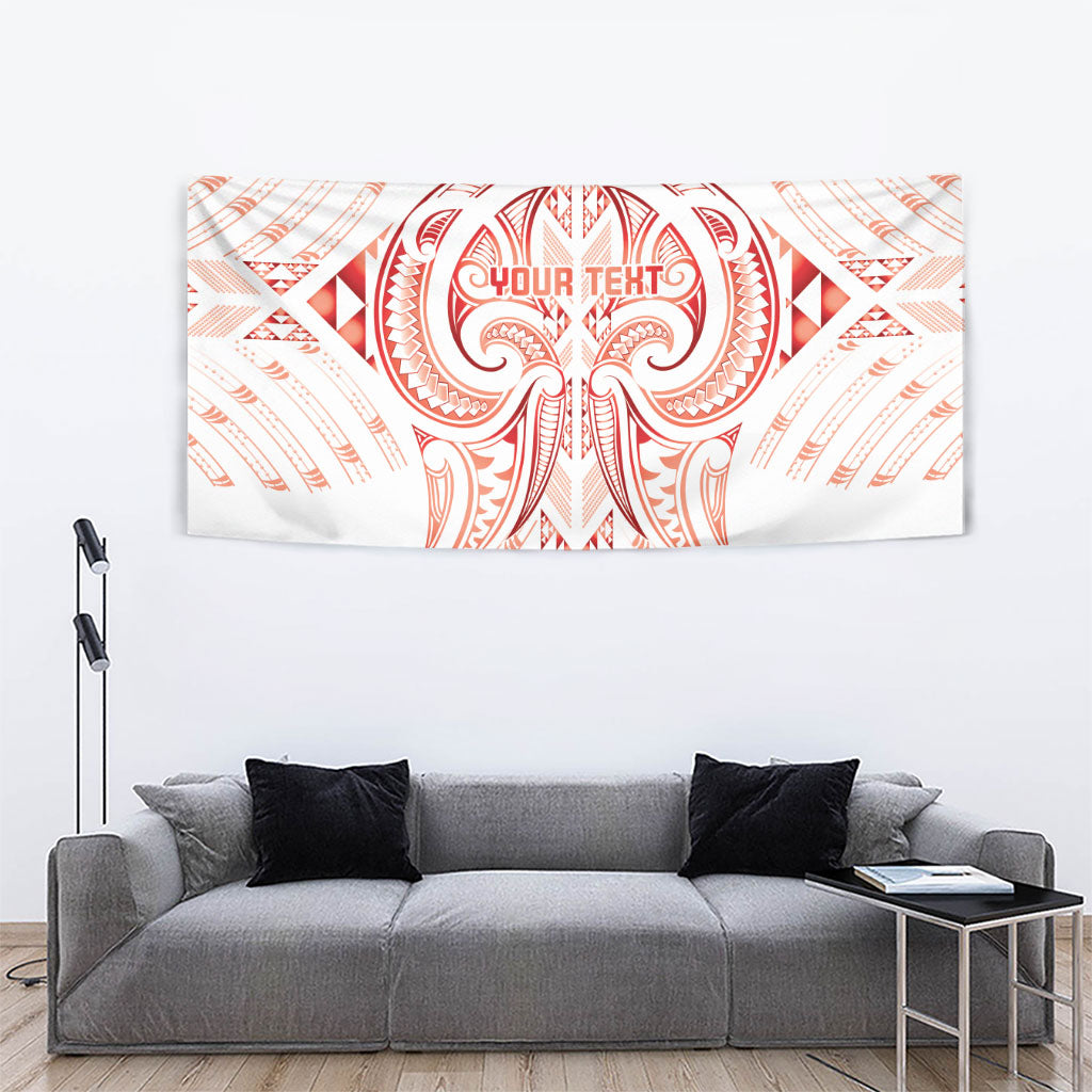Maori Rugby Custom Ngaru Mangopare Tapestry Whero Niho Taniwha Motif