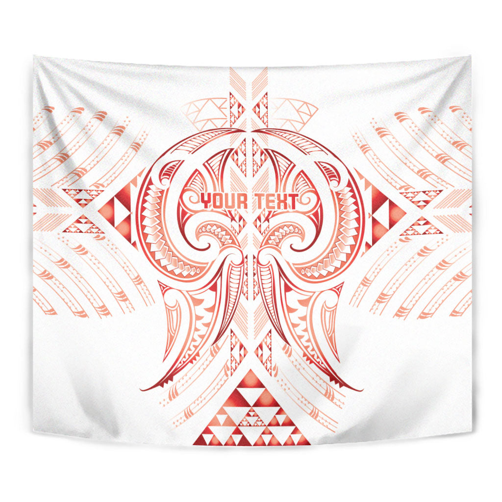 Maori Rugby Custom Ngaru Mangopare Tapestry Whero Niho Taniwha Motif