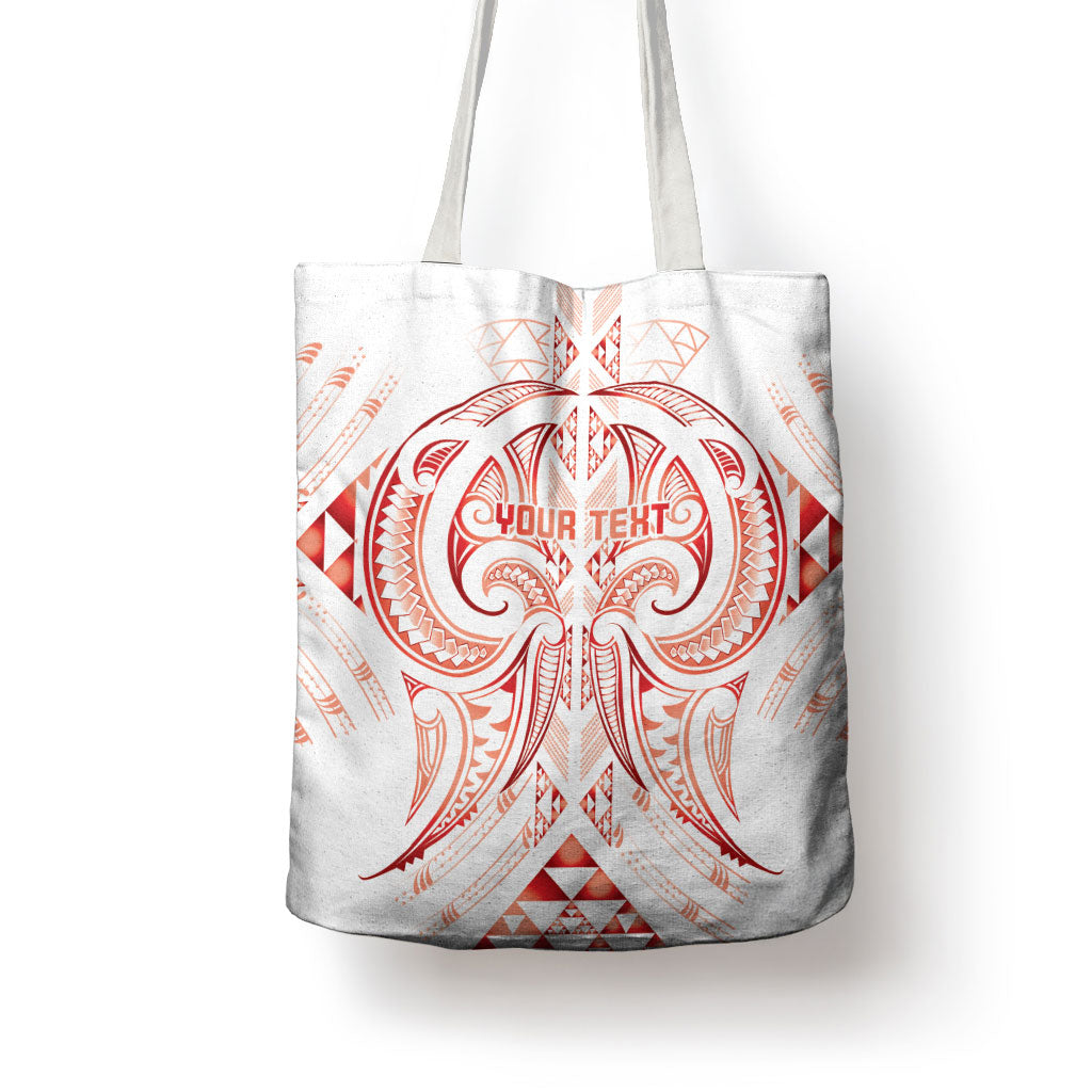 Maori Rugby Custom Ngaru Mangopare Tote Bag Whero Niho Taniwha Motif