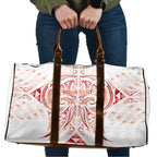 Maori Rugby Custom Ngaru Mangopare Travel Bag Whero Niho Taniwha Motif