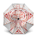 Maori Rugby Custom Ngaru Mangopare Umbrella Whero Niho Taniwha Motif