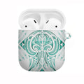 Maori Rugby Custom Ngaru Mangopare AirPods Case Karikiorangi Taniwha Motif
