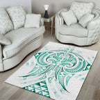 Maori Rugby Custom Ngaru Mangopare Area Rug Karikiorangi Taniwha Motif
