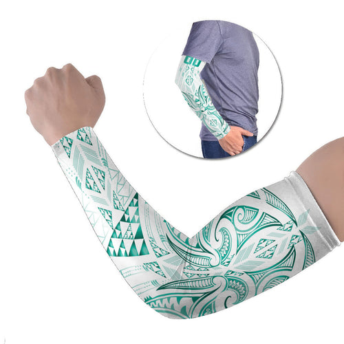 Maori Rugby Custom Ngaru Mangopare Arm Sleeves Karikiorangi Taniwha Motif