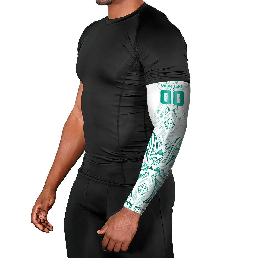 Maori Rugby Custom Ngaru Mangopare Arm Sleeves Karikiorangi Taniwha Motif