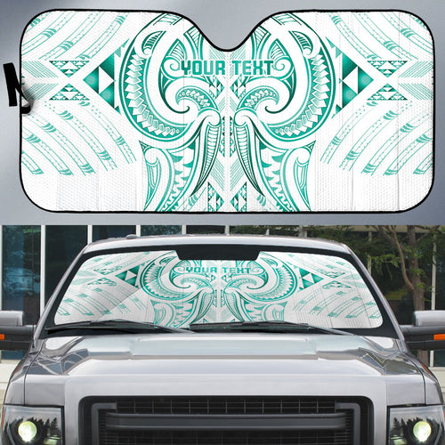 Maori Rugby Custom Ngaru Mangopare Auto Sun Shade Karikiorangi Taniwha Motif