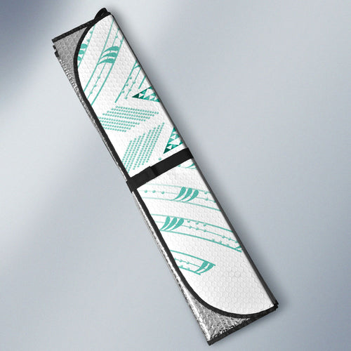 Maori Rugby Custom Ngaru Mangopare Auto Sun Shade Karikiorangi Taniwha Motif