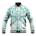 Maori Rugby Custom Ngaru Mangopare Baseball Jacket Karikiorangi Taniwha Motif