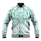 Maori Rugby Custom Ngaru Mangopare Baseball Jacket Karikiorangi Taniwha Motif