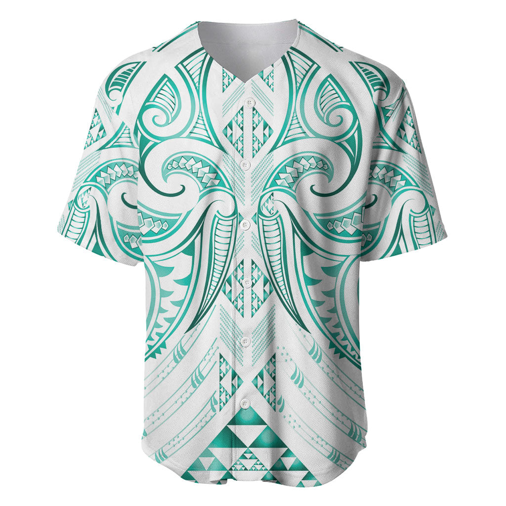 Maori Rugby Custom Ngaru Mangopare Baseball Jersey Karikiorangi Taniwha Motif