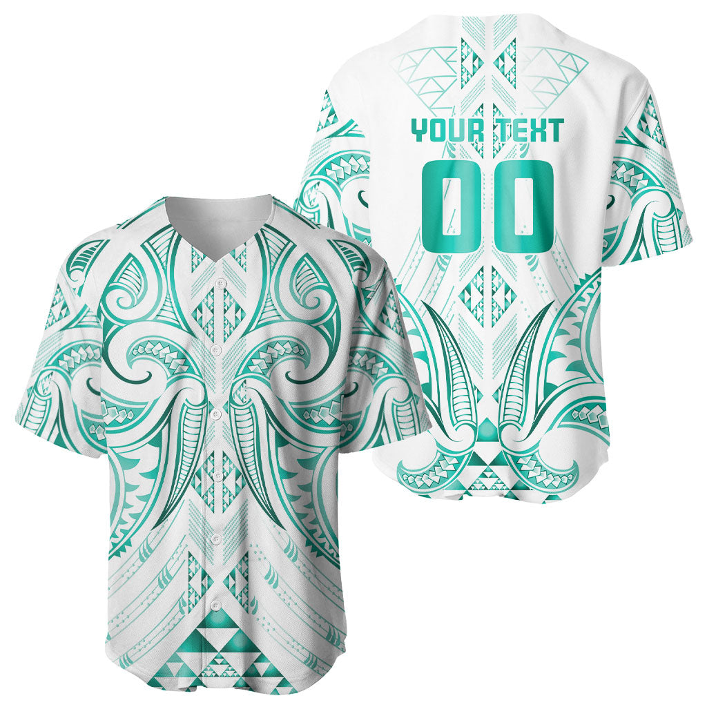 Maori Rugby Custom Ngaru Mangopare Baseball Jersey Karikiorangi Taniwha Motif