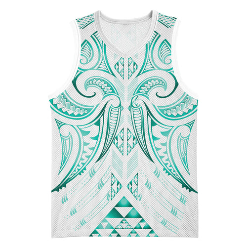 Maori Rugby Custom Ngaru Mangopare Basketball Jersey Karikiorangi Taniwha Motif