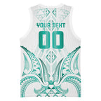Maori Rugby Custom Ngaru Mangopare Basketball Jersey Karikiorangi Taniwha Motif