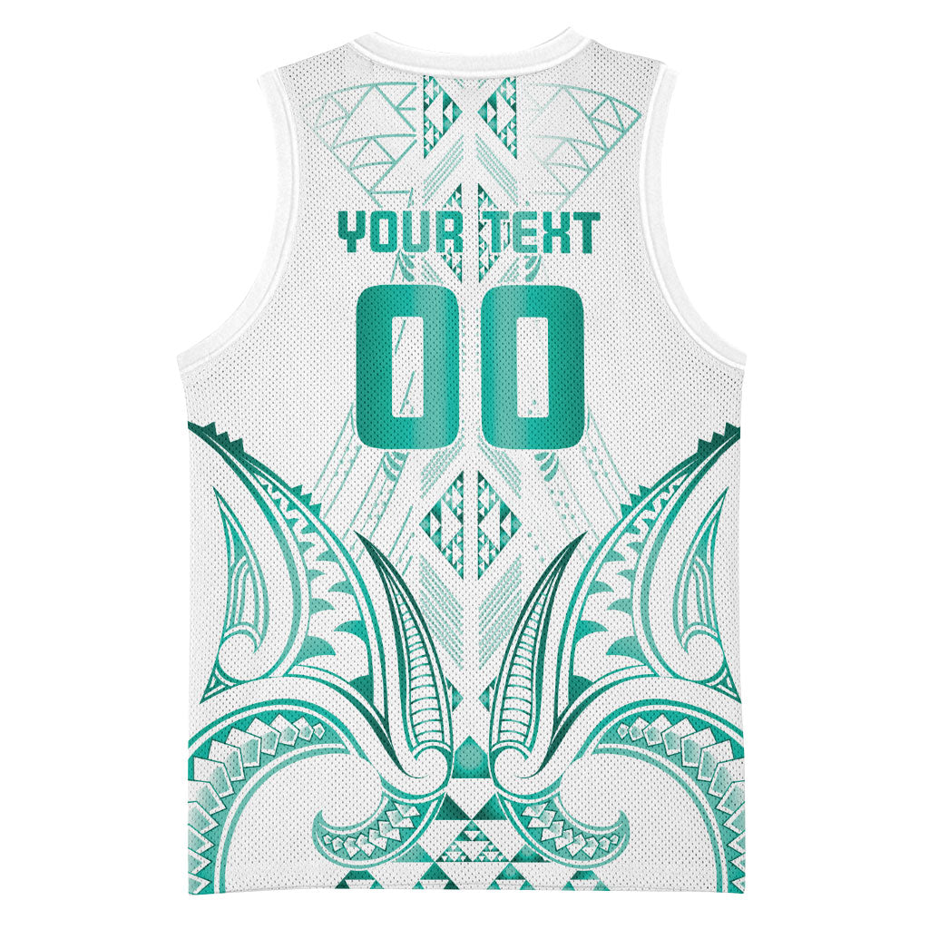 Maori Rugby Custom Ngaru Mangopare Basketball Jersey Karikiorangi Taniwha Motif