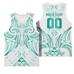 Maori Rugby Custom Ngaru Mangopare Basketball Jersey Karikiorangi Taniwha Motif