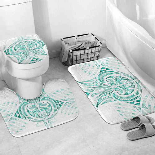 Maori Rugby Custom Ngaru Mangopare Bathroom Set Karikiorangi Taniwha Motif
