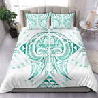 Maori Rugby Custom Ngaru Mangopare Bedding Set Karikiorangi Taniwha Motif