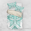 Maori Rugby Custom Ngaru Mangopare Bedding Set Karikiorangi Taniwha Motif