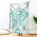 Maori Rugby Custom Ngaru Mangopare Blanket Karikiorangi Taniwha Motif