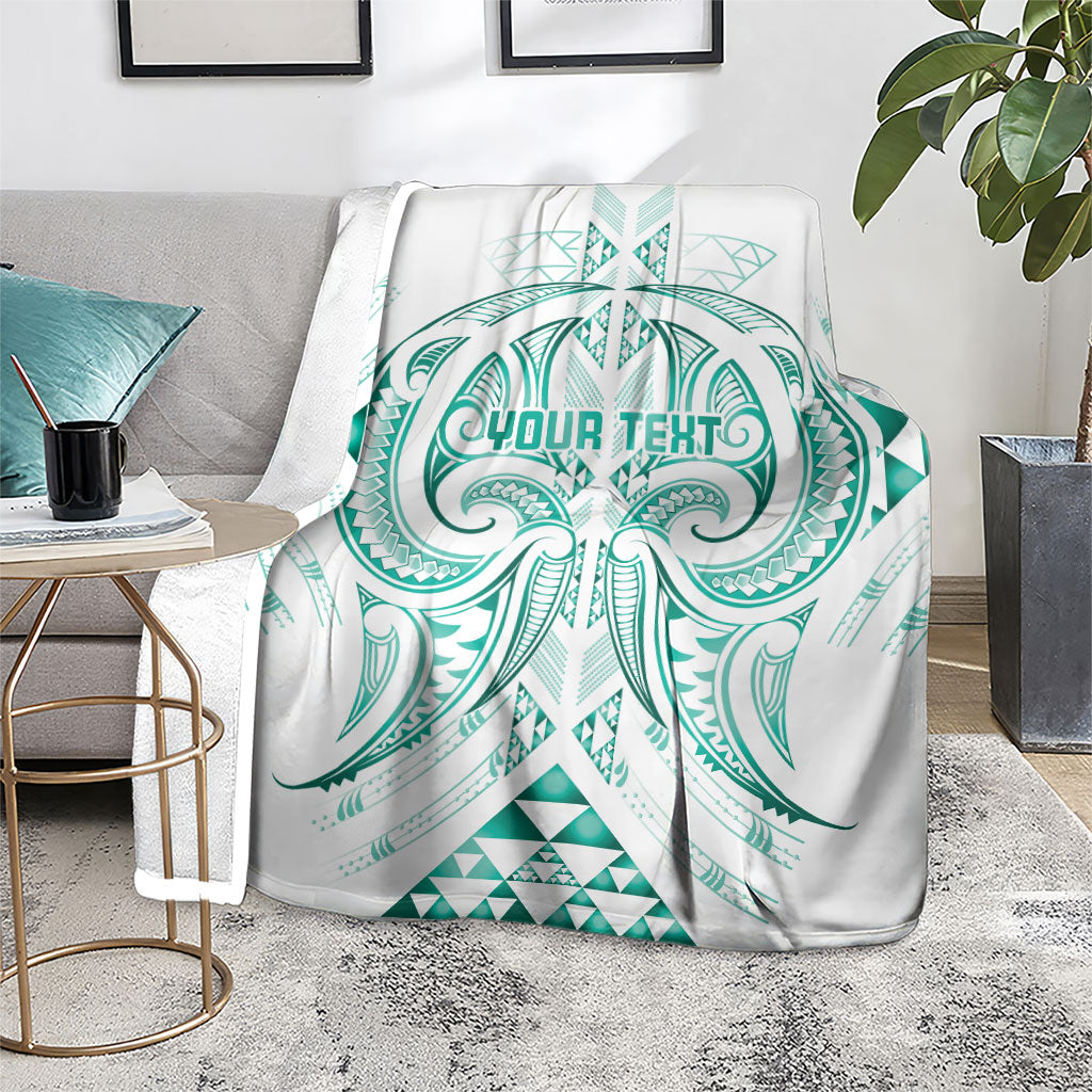 Maori Rugby Custom Ngaru Mangopare Blanket Karikiorangi Taniwha Motif