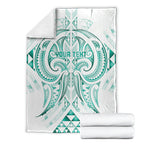 Maori Rugby Custom Ngaru Mangopare Blanket Karikiorangi Taniwha Motif