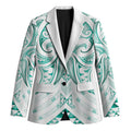 Maori Rugby Custom Ngaru Mangopare Blazer Karikiorangi Taniwha Motif