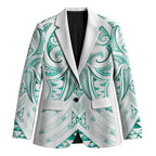 Maori Rugby Custom Ngaru Mangopare Blazer Karikiorangi Taniwha Motif