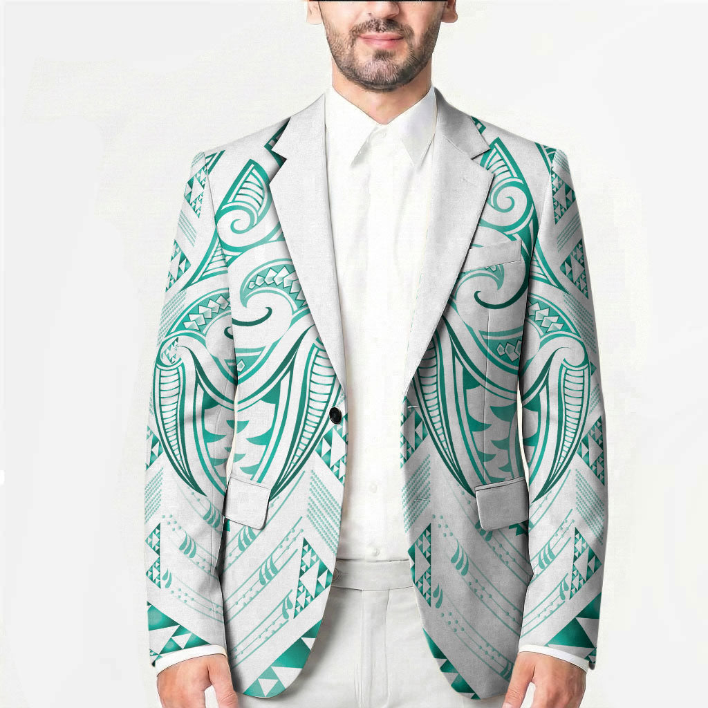 Maori Rugby Custom Ngaru Mangopare Blazer Karikiorangi Taniwha Motif