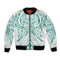 Maori Rugby Custom Ngaru Mangopare Bomber Jacket Karikiorangi Taniwha Motif