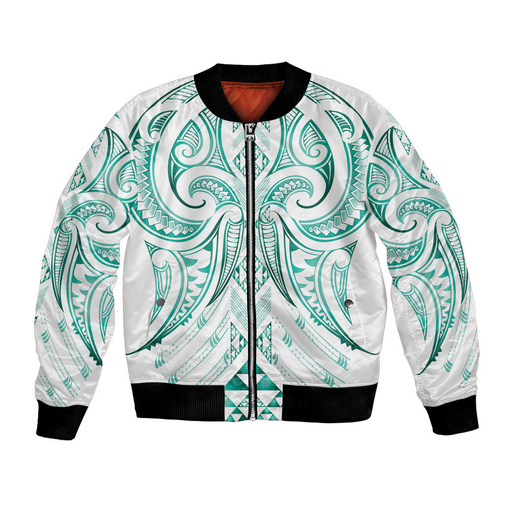 Maori Rugby Custom Ngaru Mangopare Bomber Jacket Karikiorangi Taniwha Motif