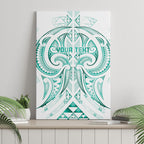 Maori Rugby Custom Ngaru Mangopare Canvas Wall Art Karikiorangi Taniwha Motif