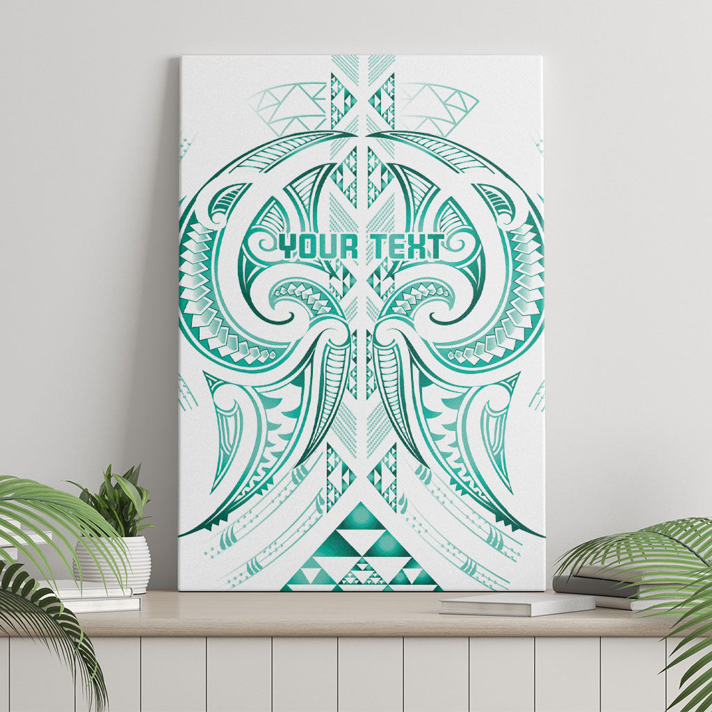 Maori Rugby Custom Ngaru Mangopare Canvas Wall Art Karikiorangi Taniwha Motif