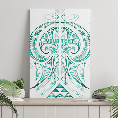 Maori Rugby Custom Ngaru Mangopare Canvas Wall Art Karikiorangi Taniwha Motif