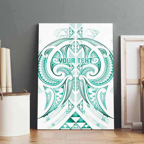 Maori Rugby Custom Ngaru Mangopare Canvas Wall Art Karikiorangi Taniwha Motif