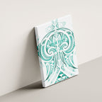 Maori Rugby Custom Ngaru Mangopare Canvas Wall Art Karikiorangi Taniwha Motif