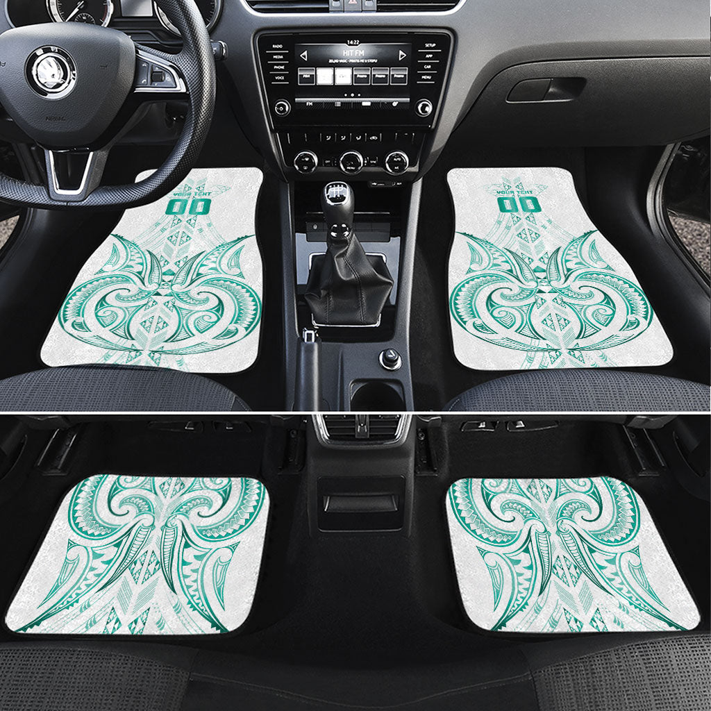 Maori Rugby Custom Ngaru Mangopare Car Mats Karikiorangi Taniwha Motif