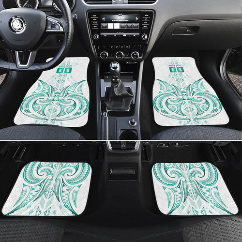 Maori Rugby Custom Ngaru Mangopare Car Mats Karikiorangi Taniwha Motif