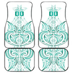 Maori Rugby Custom Ngaru Mangopare Car Mats Karikiorangi Taniwha Motif