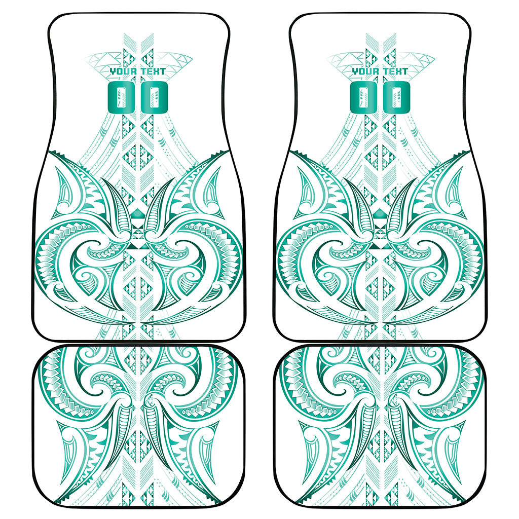 Maori Rugby Custom Ngaru Mangopare Car Mats Karikiorangi Taniwha Motif