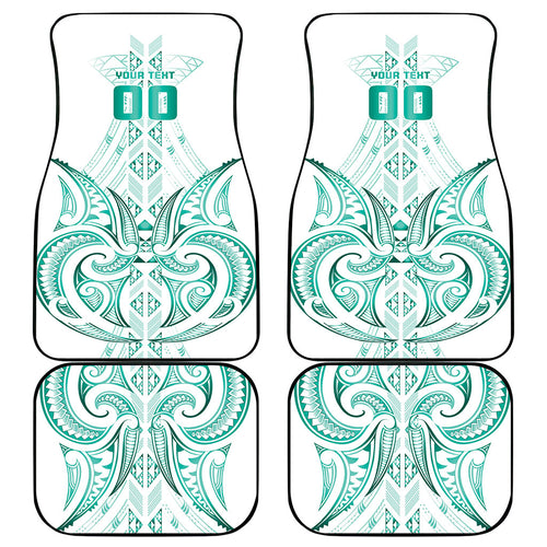 Maori Rugby Custom Ngaru Mangopare Car Mats Karikiorangi Taniwha Motif